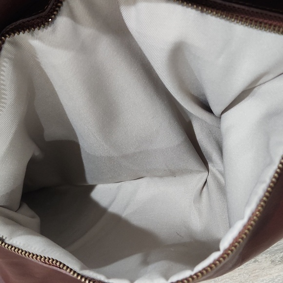 VINTAGE IN-PELL MADE IN ITALY LEATHER WeekenderBag ,Brown, Women/Mens OS EUC - Picture 10 of 12